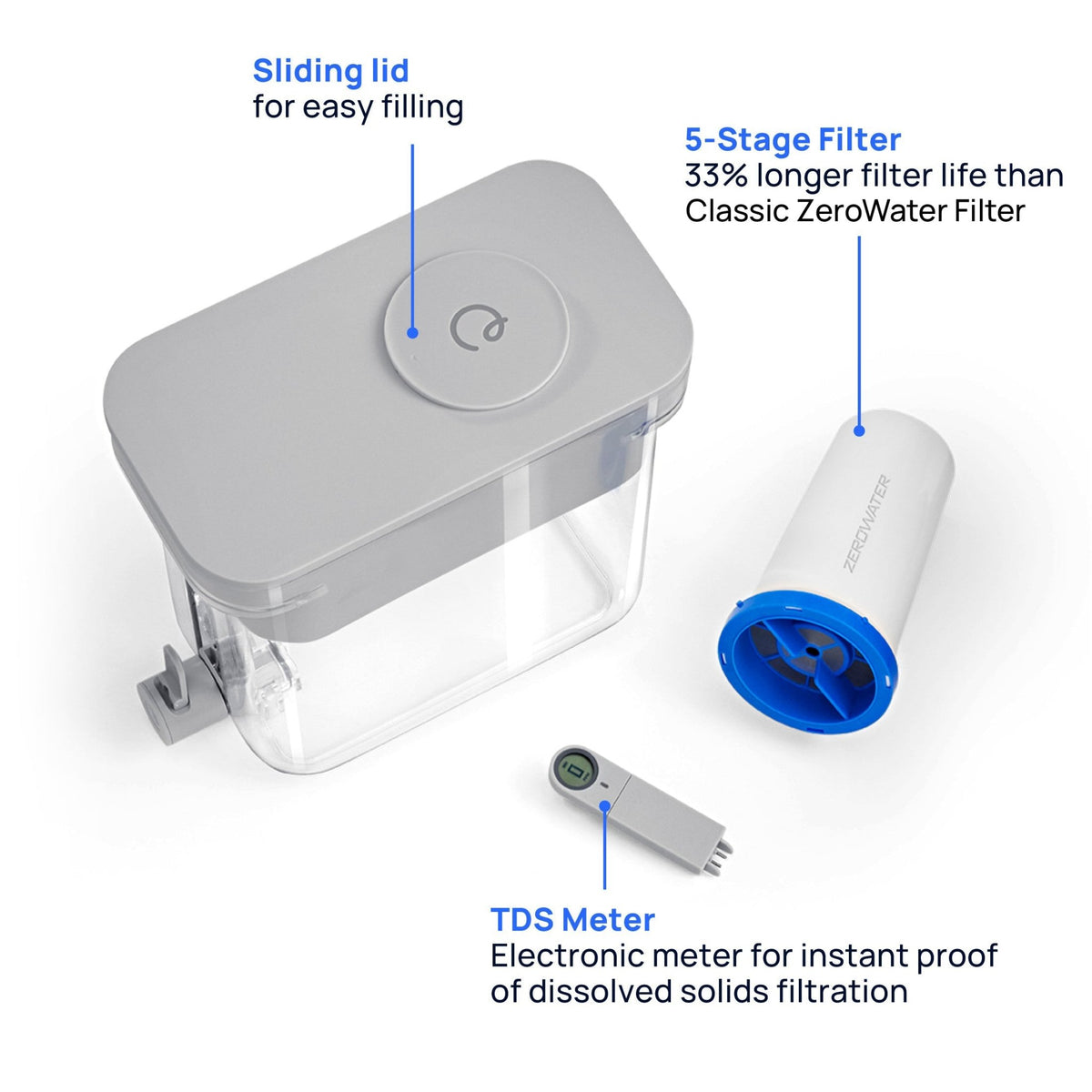 5.2L Water Filter Dispenser - Culligan Zero Water